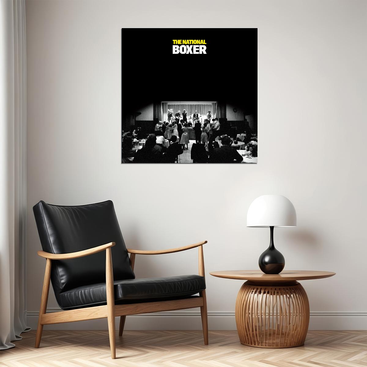 The National Boxer Album Cover Art Music Poster Iconic Indie Rock Band Print