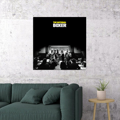 The National Boxer Album Cover Art Music Poster Iconic Indie Rock Band Print