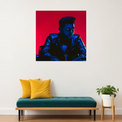 The Weeknd Starboy Album Cover Art Music Poster Iconic R&b Artist Print