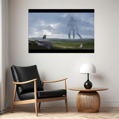 Shadow Of The Colossus Video Game Poster Japanese Fantasy Adventure Wall Print