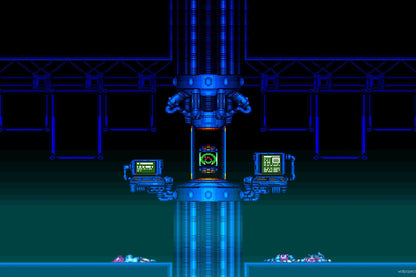 Super Metroid Nintendo Video Game Poster Iconic Retro Sci-fi Wall Art - xonomax