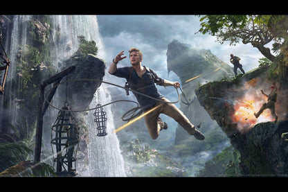 Uncharted Video Game Poster Epic Adventure Art - xonomax
