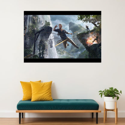 Uncharted Video Game Poster Epic Adventure Art - xonomax
