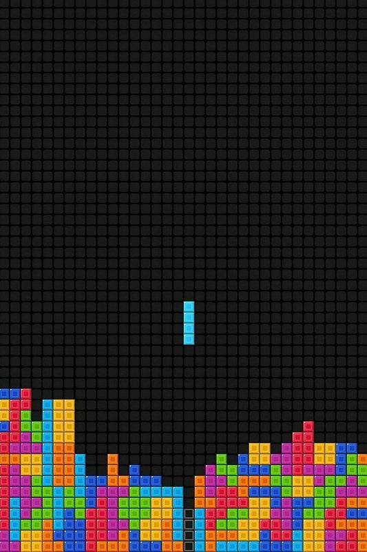 Tetris Video Game Poster Iconic Retro 80s 90s Game Wall Art
