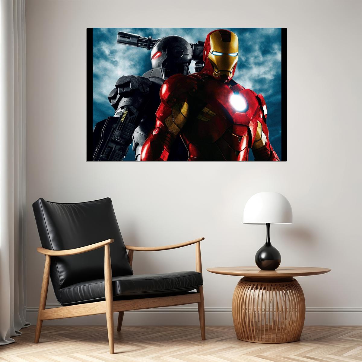 Iron Man 2 Movie Poster Marvel Superhero Wall Art Film Sequel Print - xonomax