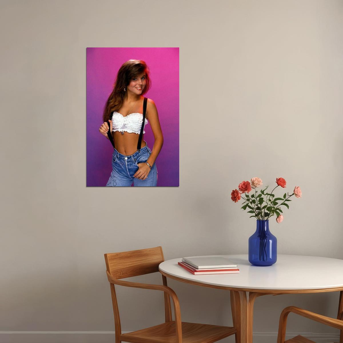 Saved By The Bell's Kelly Kapowski Retro 1990s Movie Poster Classic Tv Nostalgia Wall Art - xonomax