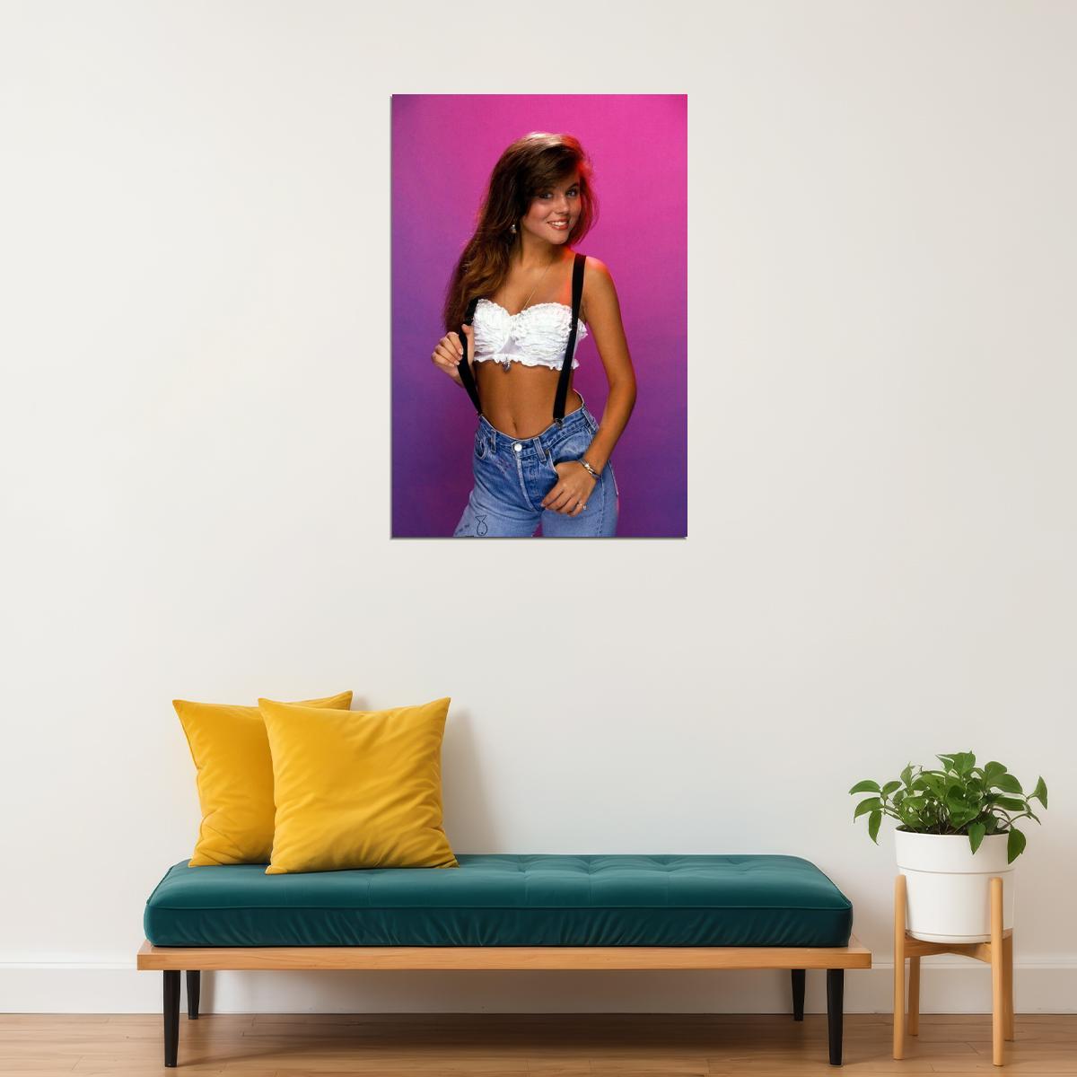 Saved By The Bell's Kelly Kapowski Retro 1990s Movie Poster Classic Tv Nostalgia Wall Art - xonomax