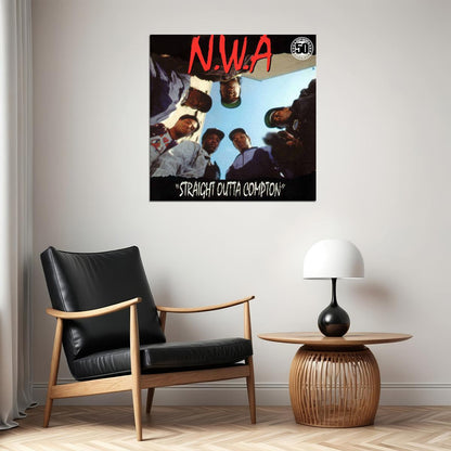 N.w.a Music Poster Iconic Rap Legends Wall Print