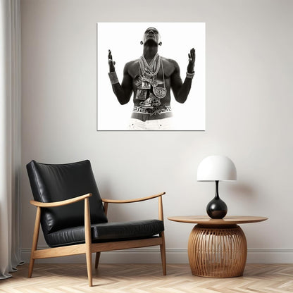 Lil Boosie Music Poster Rap Rapper Wall Art