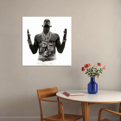 Lil Boosie Music Poster Rap Rapper Wall Art