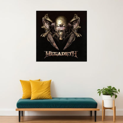 Megadeth Music Poster Iconic Heavy Metal Band Wall Print