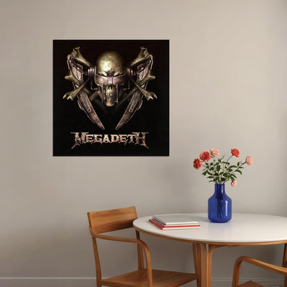 Megadeth Music Poster Iconic Heavy Metal Band Wall Print