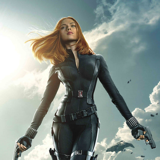 Scarlett Johansson Black Widow Movie Poster Iconic Marvel Superhero Wall Print