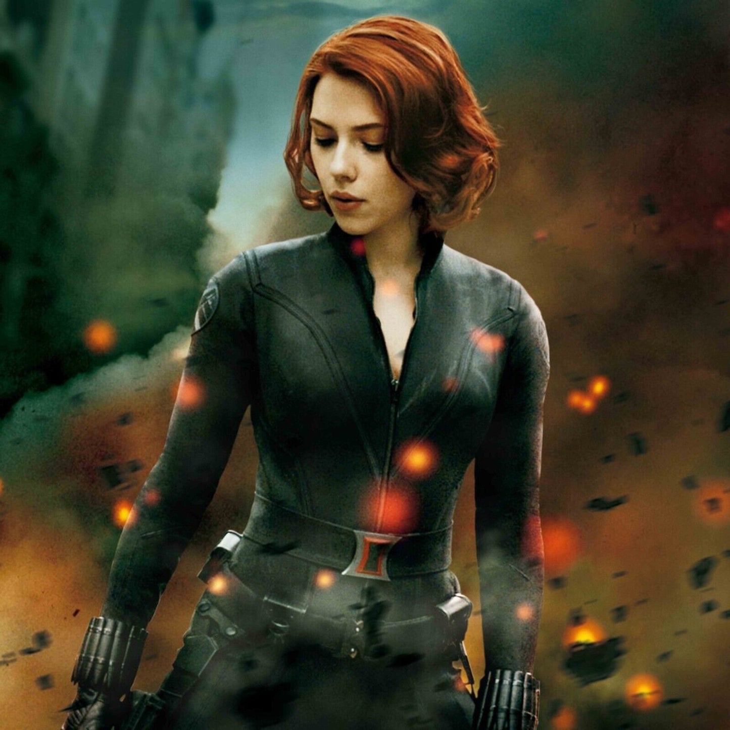 Scarlett Johansson Black Widow Movie Poster Iconic Marvel Superhero Wall Print