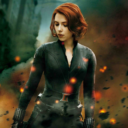 Scarlett Johansson Black Widow Movie Poster Iconic Marvel Superhero Wall Print