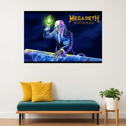 Megadeth Music Poster Iconic Heavy Metal Band Wall Print