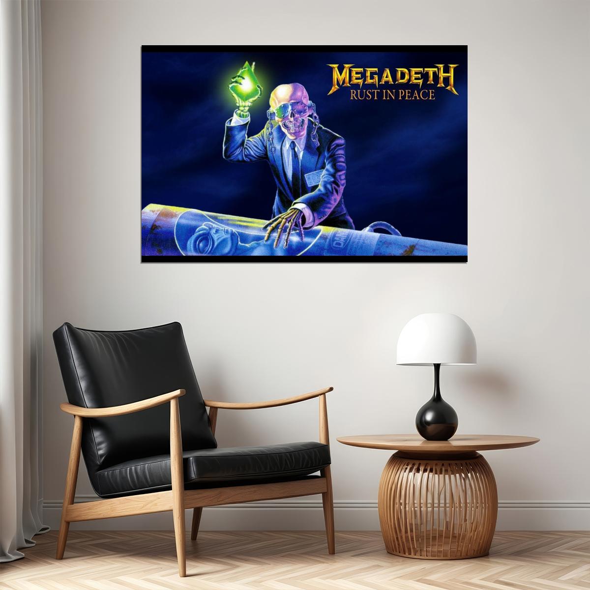 Megadeth Music Poster Iconic Heavy Metal Band Wall Print