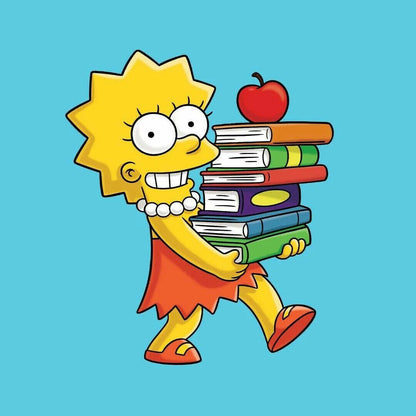 Lisa Simpson Poster Animated Tv Series Wall Art - xonomax