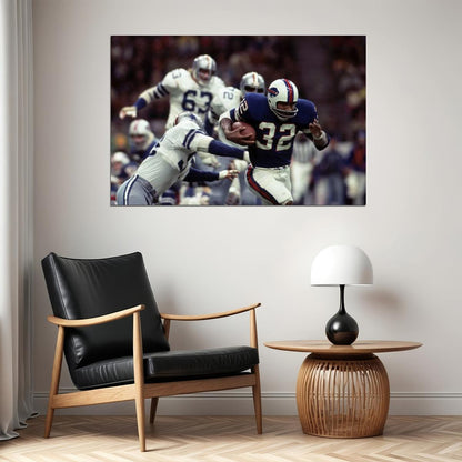 O. J. Simpson Poster Nfl Football Player Motivational Sports Print Wall Art - xonomax