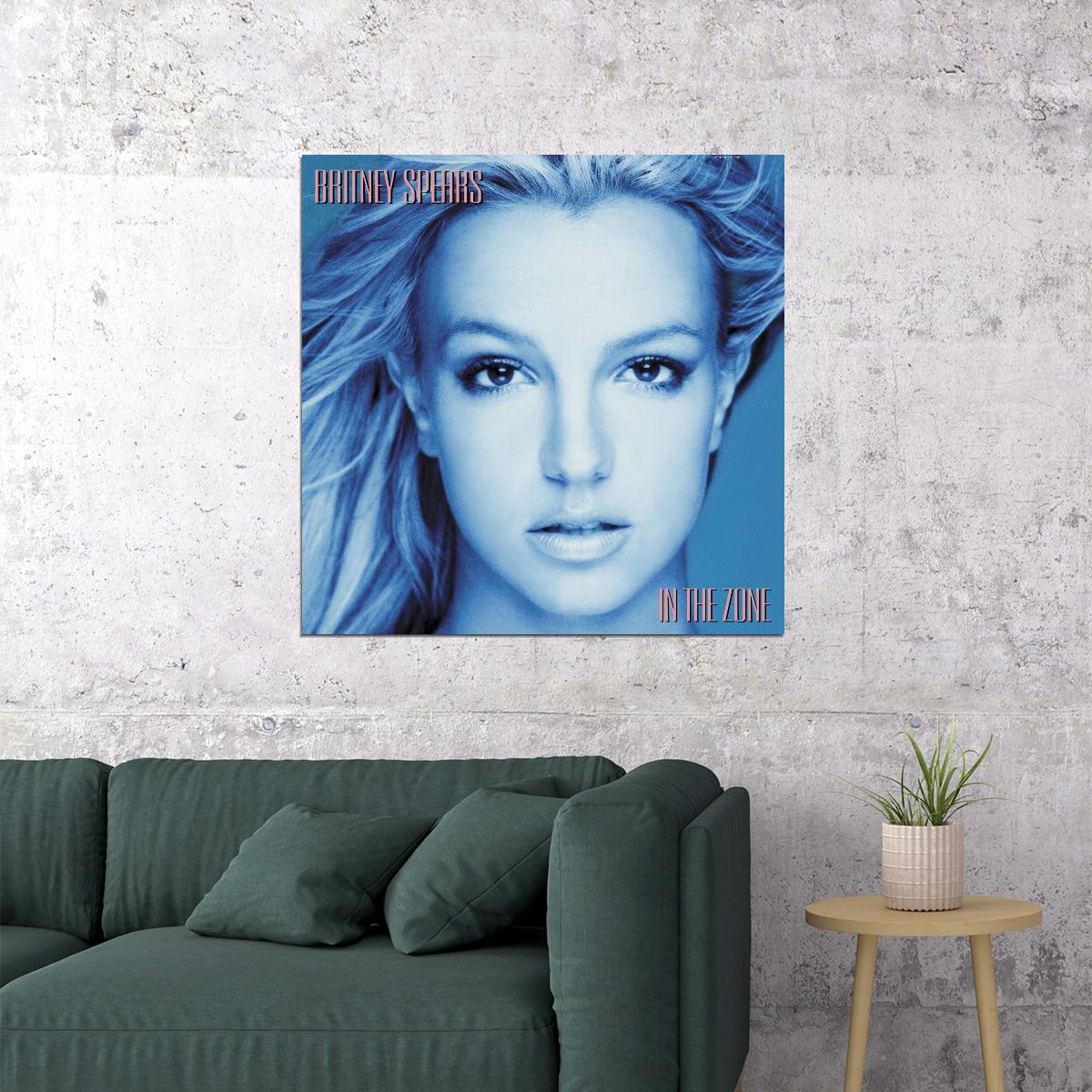 Britney Spears Album Cover Art Pop 90s 00s Music Poster Celebrity Music Print