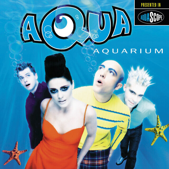 Aqua Band Poster Eurodance Music Wall Art 90s Pop Group Print