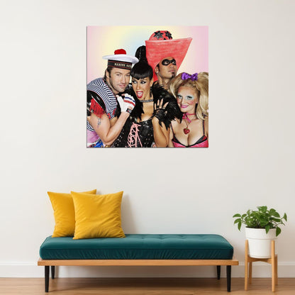 Vengaboys Music Group Poster Iconic 90s Eurodance Band Retro Pop Culture Print