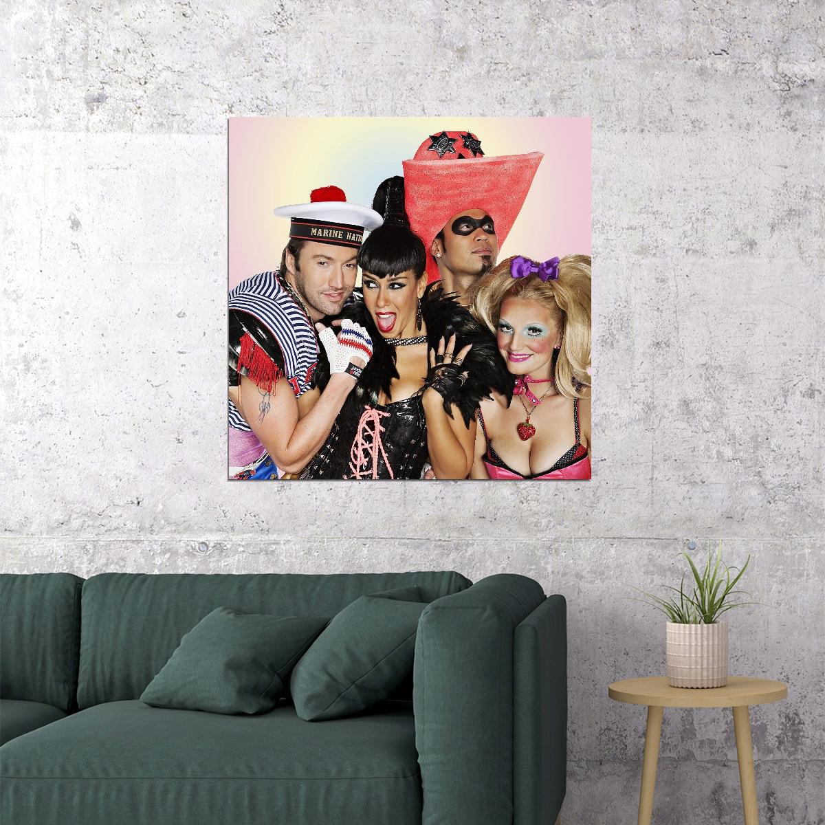 Vengaboys Music Group Poster Iconic 90s Eurodance Band Retro Pop Culture Print