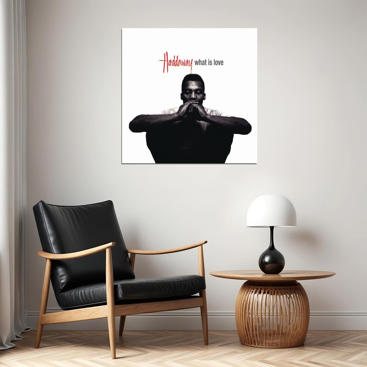 Haddaway Album Cover Art Dance Music Poster 90s Artist Music Print