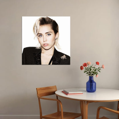 Miley Cyrus Music Poster Pop Singer Wall Print