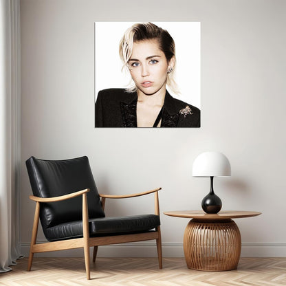 Miley Cyrus Music Poster Pop Singer Wall Print