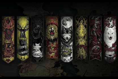 Game Of Thrones Houses Tv Series Poster Fantasy Drama Wall Art Hbo Show Print - xonomax