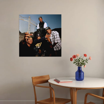 N.w.a Music Poster Iconic Rap Legends Wall Print