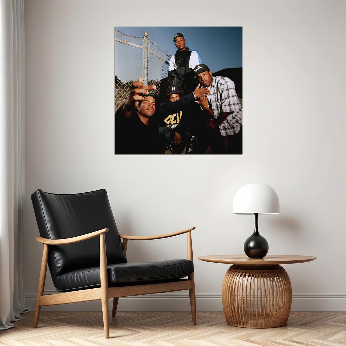 N.w.a Music Poster Iconic Rap Legends Wall Print