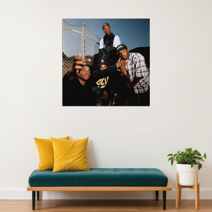 N.w.a Music Poster Iconic Rap Legends Wall Print