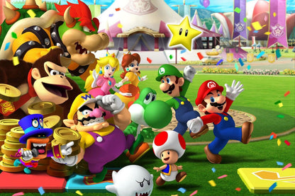 Mario Party Video Game Poster Nintendo Gamer Wall Art - xonomax