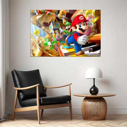 Mario Party Video Game Poster Nintendo Gamer Wall Art