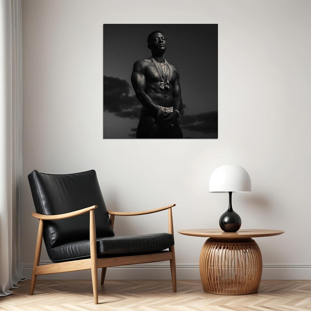 Lil Boosie Music Poster Rap Rapper Wall Art - xonomax