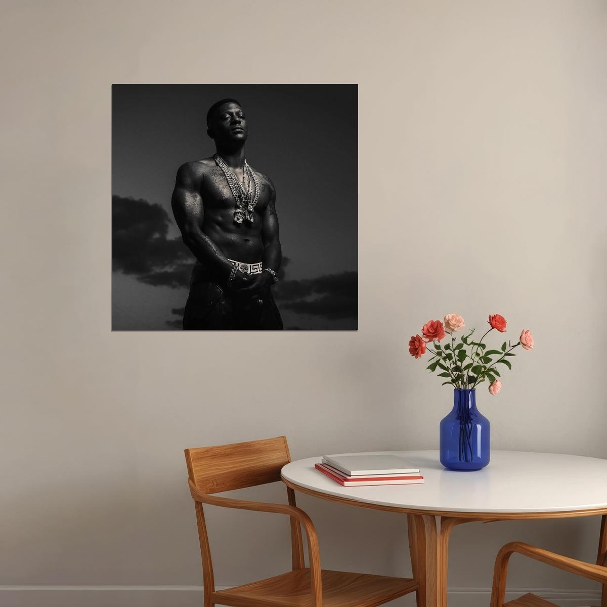 Lil Boosie Music Poster Rap Rapper Wall Art - xonomax