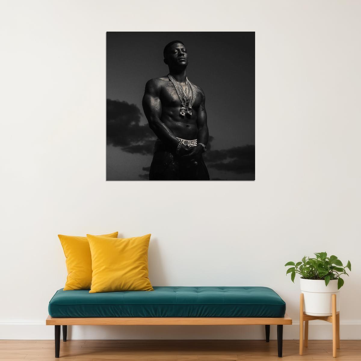 Lil Boosie Music Poster Rap Rapper Wall Art - xonomax