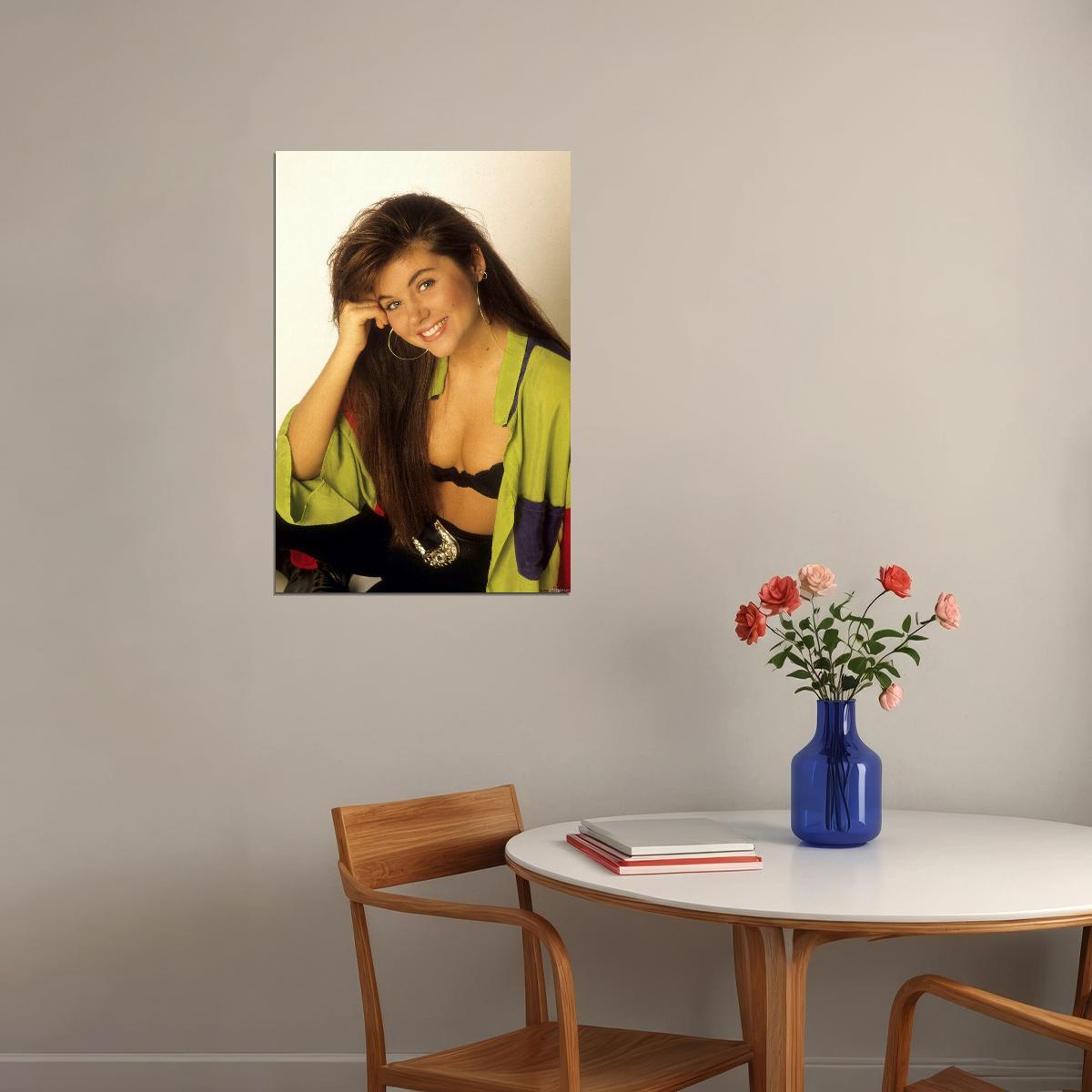 Saved By The Bell's Kelly Kapowski Retro 1990s Movie Poster Classic Tv Nostalgia Wall Art - xonomax