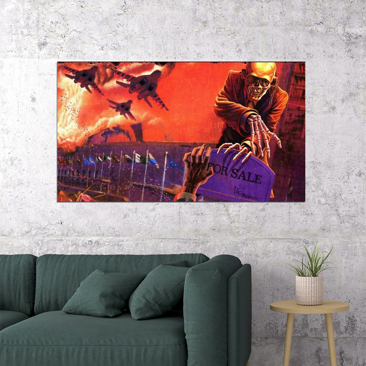 Megadeth Music Poster Iconic Heavy Metal Band Wall Print