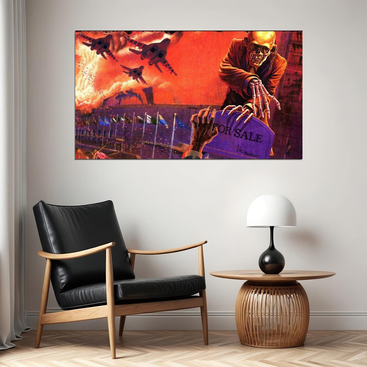 Megadeth Music Poster Iconic Heavy Metal Band Wall Print