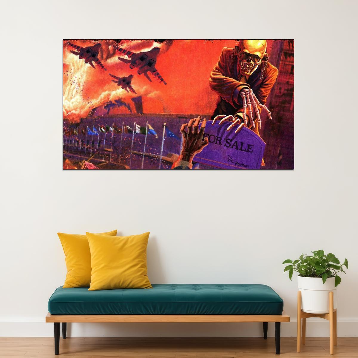 Megadeth Music Poster Iconic Heavy Metal Band Wall Print