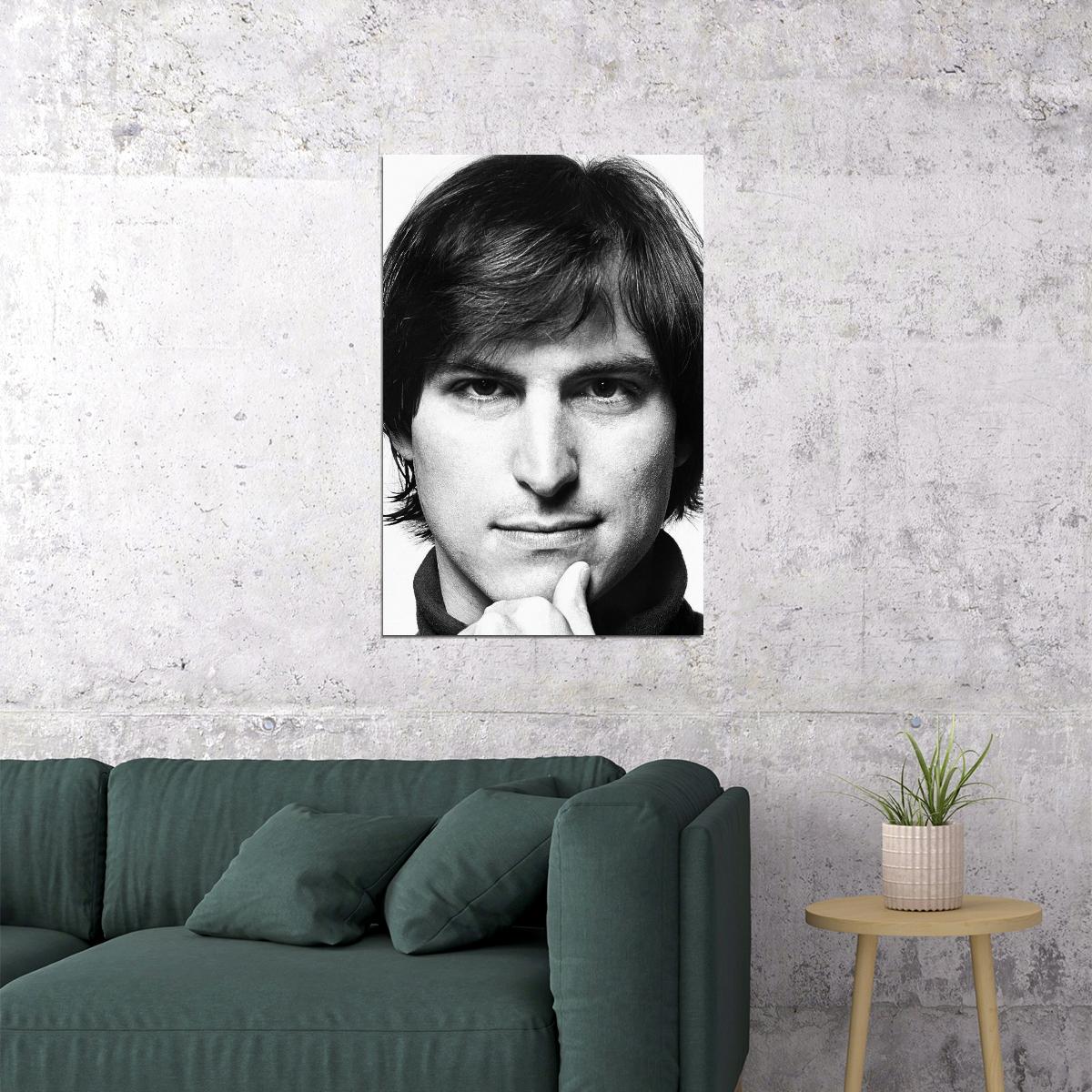 Steve Jobs Famous Ceo Tech Poster Inspirational Print