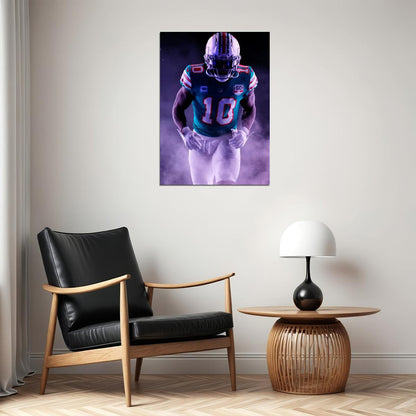 Miami Dolphins Tyreek Hill Nfl Poster Football Player Motivational Sports Print - xonomax
