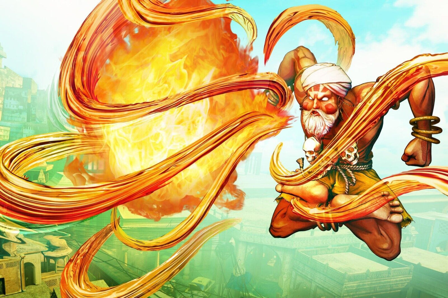 Street Fighter Dhalsim Fighting Video Game Poster Gamer Wall Art