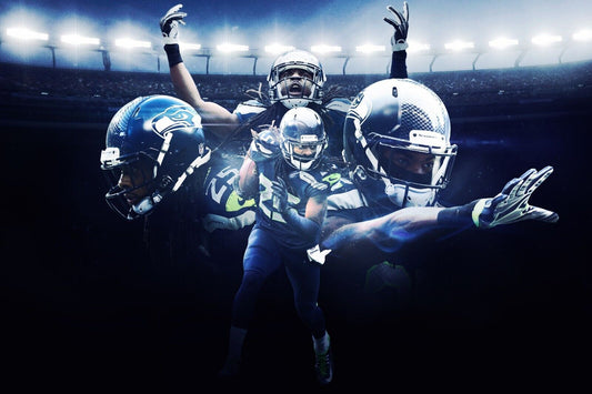 Seattle Seahawks Richard Sherman Nfl Poster Famous Cornerback Motivational Sports Print