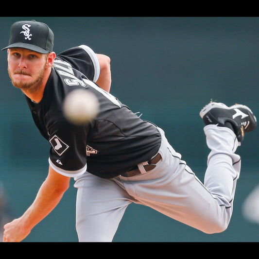 Chris Sale Baseball Poster Mlb Pitcher Wall Art Boston Red Sox Sports Print - xonomax