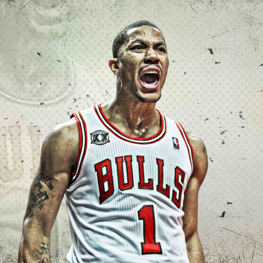 Derrick Rose Chicago Bulls Poster Nba Player Wall Art Sports Print - xonomax