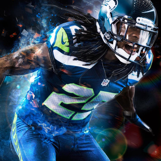 Seattle Seahawks Richard Sherman Nfl Poster Famous Cornerback Motivational Sports Print - xonomax